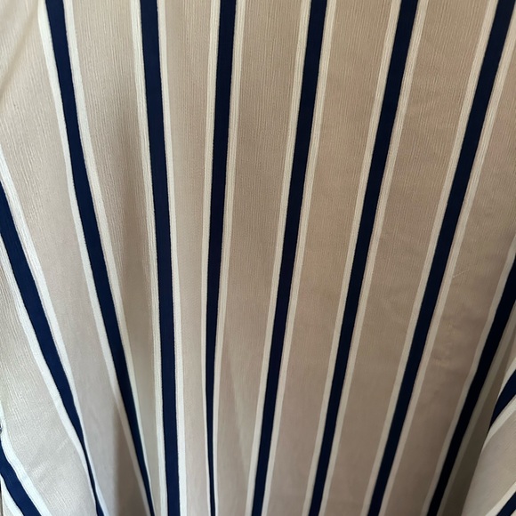 LULU’s Broad Horizons Beige Striped Dress - Picture 3 of 3